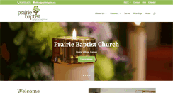 Desktop Screenshot of prairiebaptist.org